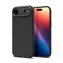 Spigen Apple iPhone Air liquid air szilikon telefonvédő (ütésállóság, légpárnás sarok, rombusz) fekete