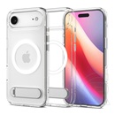 Spigen Apple iPhone Air ultra hybrid s műanyag telefonvédő (ütésállóság, légpárnás keret, kitámasztó, magsafe) átlátszó