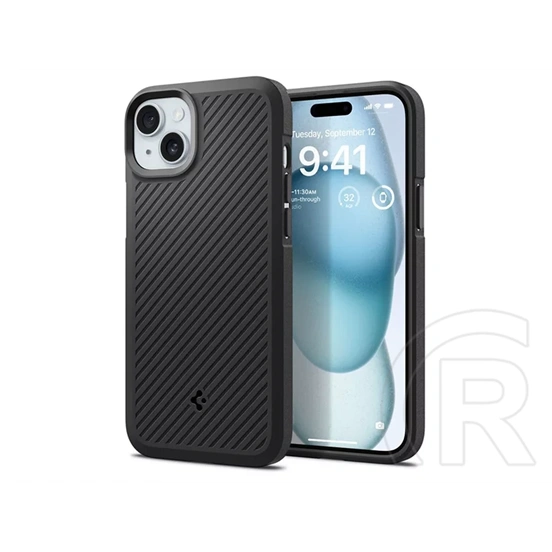 Spigen Core Armor ütésálló tok (Apple iPhone 15, fekete)