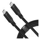 Spigen Essential C11C1 adatkábel  (USB-C/USB-C, 1,5m, fekete)