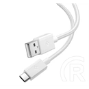 Spigen Essential EB6015AC adatkábel (USB - Type-C, 60W, PD gyorstöltés, cipőfűző, 150cm, fehér)