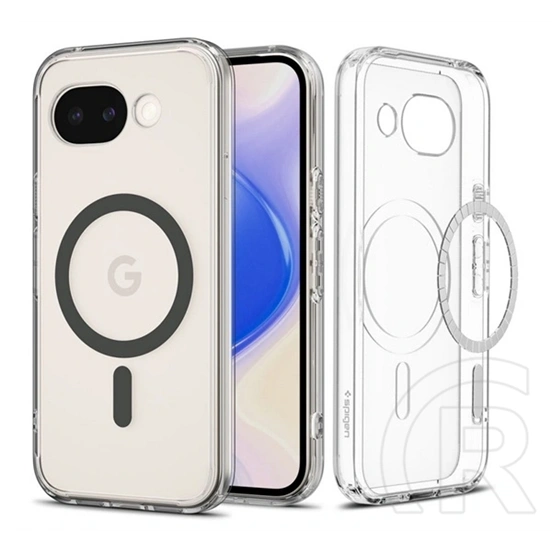 Spigen Google Pixel 10a ultra hybrid műanyag telefonvédő (ütésállóság, légpárnás keret, magsafe) fekete
