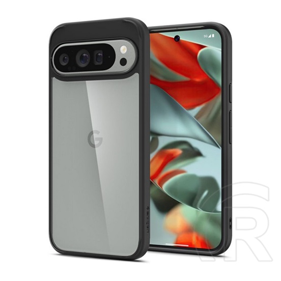 Spigen Google Pixel 9 Pro XL ultra hybrid műanyag telefonvédő (ütésállóság, légpárnás keret) átlátszó/fekete