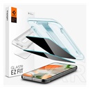 Spigen Google Pixel 9 Pro  ez fit képernyővédő üveg (2.5d, betekintés védelem, 0.2mm, 9h + segédkeret) átlátszó