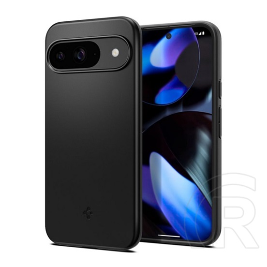 Spigen Google Pixel 9 Pro  thin fit műanyag telefonvédő (matt, ultravékony, kameravédő) fekete