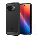 Spigen Google Pixel 9a rugged armor szilikon telefonvédő (ütésállóság, légpárnás sarok, karbon minta, magsafe) fekete