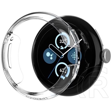 Spigen Google Pixel Watch 3 41mm thin fit műanyag óra keret (ütésállóság) átlátszó