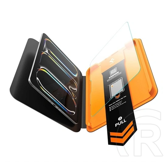 Spigen IPAD Pro 11 (2025)  glas.tr alignmaster t képernyővédő üveg (2.5d, tokbarát, 9h + segédkeret) átlátszó
