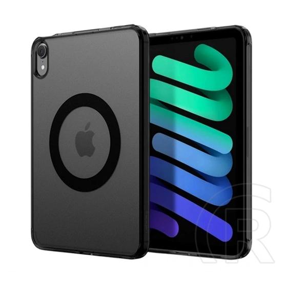 Spigen IPAD mini 7 (2024)  ultra hybrid mag műanyag telefonvédő (ütésállóság, légpárnás keret, matt, magsafe) fekete