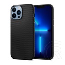 Spigen Liquid Air Apple iPhone 13 Pro Max szilikon telefonvédő (közepesen ütésálló, rombusz minta) fekete
