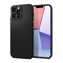 Spigen Liquid Air Apple iPhone 13 Pro szilikon telefonvédő (közepesen ütésálló, rombusz minta) fekete