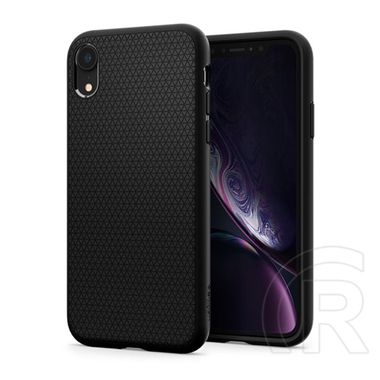 Spigen Liquid Air Apple iPhone XR Matte Black tok (fekete)