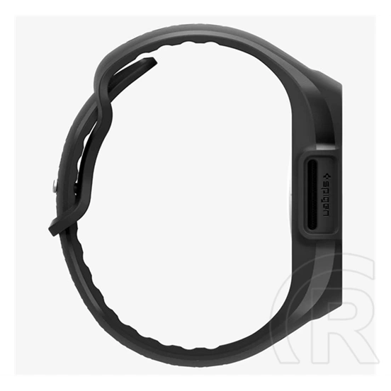 Spigen Liquid Air Pro szilikon óra keret (szilikon szíj, ütésálló, prémium, fekete)