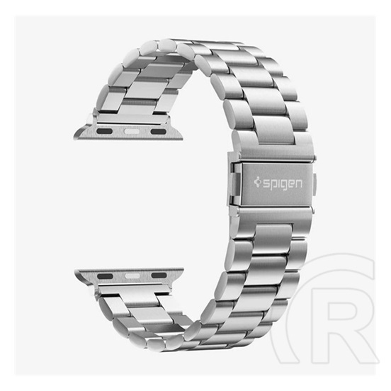 Spigen Modern Fit Apple Watch 44/42mm fém szíj (ezüst)