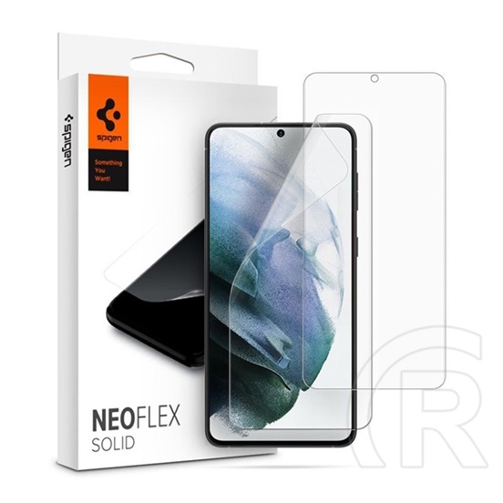 Spigen NEOFLEX SOLID Samsung Galaxy S21 (SM-G991) 5G képernyővédő fólia 2db (full screen, íves részre, öntapadó PET, nem