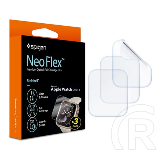Spigen Neo Flex HD Apple Watch S4/S5/S6/SE 40mm hajlított kijelzővédő fólia (3db)