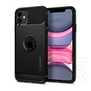 Spigen Rugged Armor Apple iPhone 11 Matte Black tok (fekete)