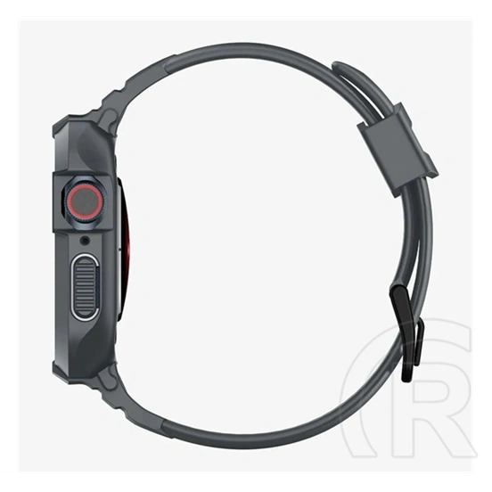 Spigen Rugged Armor Pro pótszíj (egyedi méret, szilikon, ütésállóság, szilikon keret, prémium, sötétszürke)