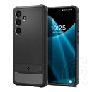 Spigen Rugged Armor szilikon telefonvédő (ütésállóság, légpárnás sarok, karbon minta, fekete)