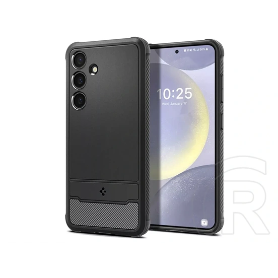 Spigen Rugged Armor ütésálló tok (Samsung SM-S926 Galaxy S24+, fekete)