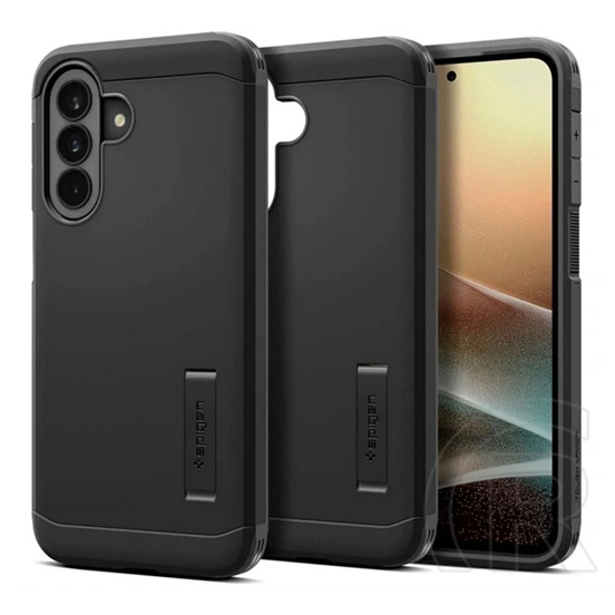 Spigen Samsung A37 5G tough armor szilikon telefonvédő (ütésállóság, kitámasztó) fekete
