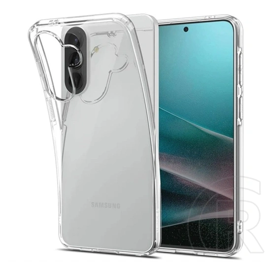 Spigen Samsung A57 5G liquid crystal szilikon telefonvédő (ütésállóság, légpárnás sarok) átlátszó