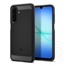 Spigen Samsung Galaxy A17 4G (SM-A175)  rugged armor szilikon védő (ütésállóság, légpárnás sarok, karbon minta) fekete