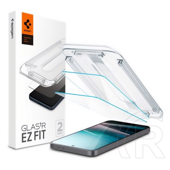 Spigen Samsung Galaxy A36 5G (SM-A366) ez fit hd védő üveg 2db (2.5d, tokbarát, ultravékony, 9h + segédkeret) átlátszó