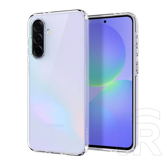 Spigen Samsung Galaxy A36 5G (SM-A366) liquid crystal szilikon telefonvédő (ütésállóság, légpárnás sarok) átlátszó