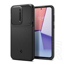 Spigen Samsung Galaxy S23 FE (SM-S711) optik armor műanyag telefonvédő (szilikon keret, kameravédő) fekete