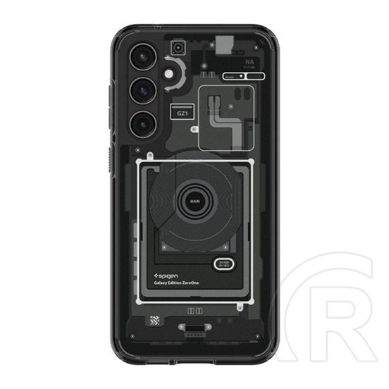 Spigen Samsung Galaxy S23 FE (SM-S711) ultra hybrid zero one műanyag telefonvédő (ütésállóság, légpárnás keret) fekete