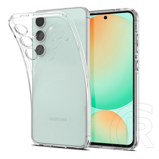 Spigen Samsung Galaxy S24 FE (SM-S721) liquid crystal szilikon telefonvédő (ütésállóság, légpárnás sarok) átlátszó