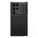 Spigen Samsung Galaxy S24 Ultra (SM-S928) optik armor műanyag telefonvédő (szilikon keret, kameravédő) fekete