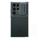 Spigen Samsung Galaxy S24 Ultra (SM-S928) optik armor műanyag telefonvédő (szilikon keret, kameravédő) sötétzöld
