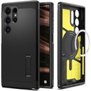 Spigen Samsung Galaxy S24 Ultra (SM-S928) tough armor mag műanyag telefonvédő (ütésállóság, magsafe, kitámasztó) fekete