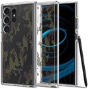 Spigen Samsung Galaxy S24 Ultra (SM-S928) ultra hybrid műanyag védő (ütésállóság, légpárnás keret, terep minta) átlátszó
