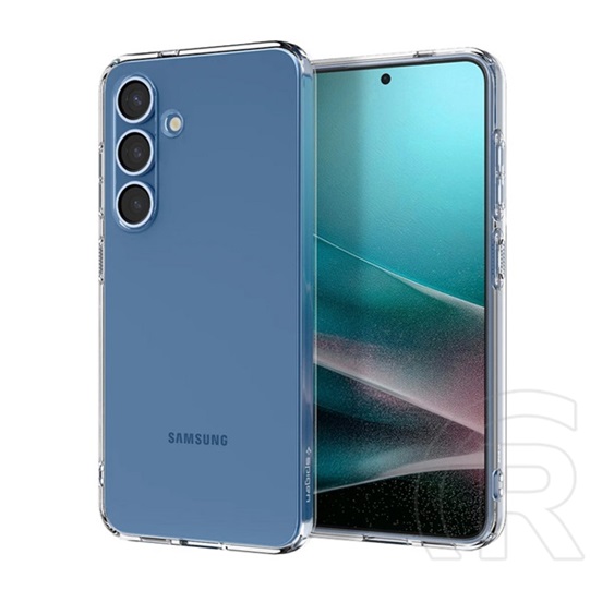 Spigen Samsung Galaxy S25 Plus (SM-S936) liquid crystal szilikon telefonvédő (ütésállóság, légpárnás sarok) átlátszó