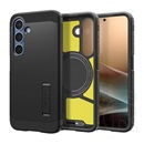 Spigen Samsung Galaxy S25 (SM-S931) tough armor mag műanyag telefonvédő (ütésállóság, kitámasztó, magsafe) fekete
