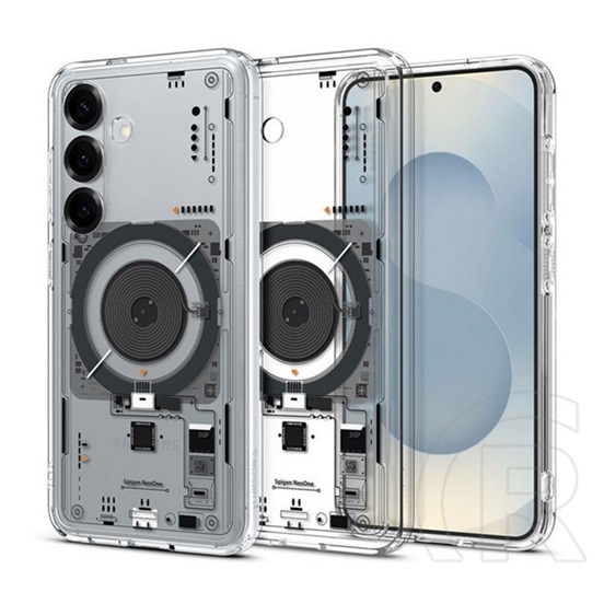 Spigen Samsung Galaxy S25 (SM-S931) ultra hybrid mag neo one műanyag védő (ütésálló, légpárnás keret, magsafe) átlátszó
