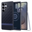 Spigen Samsung Galaxy S25 Ultra (SM-S938) Spigen parallax szilikon védő (ütésálló, magsafe, 3d rombusz) sötétkék