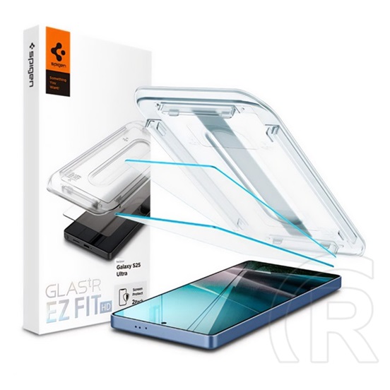 Spigen Samsung Galaxy S25 Ultra (SM-S938) ez fit hd védő üveg 2db (tokbarát, ultravékony, 9h + segédkeret) átlátszó