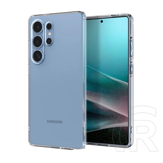 Spigen Samsung Galaxy S25 Ultra (SM-S938) liquid crystal szilikon telefonvédő (ütésállóság, légpárnás sarok) átlátszó
