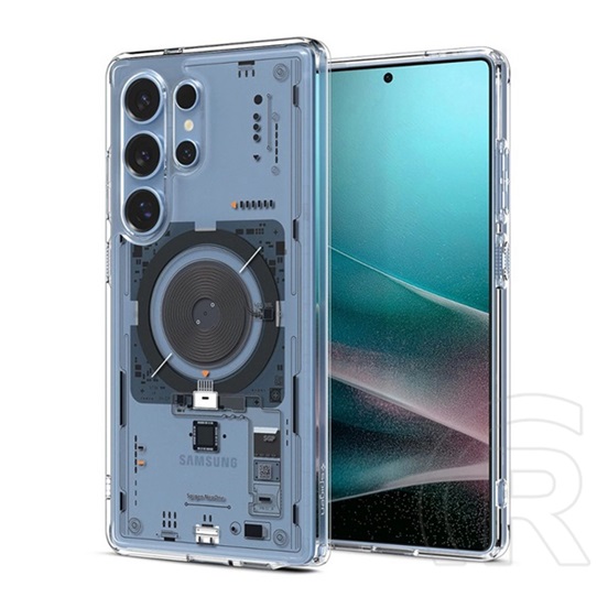 Spigen Samsung Galaxy S25 Ultra (SM-S938) ultra hybrid mag neo one védő (ütésálló, légpárnás keret, magsafe) átlátszó