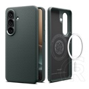 Spigen Samsung Galaxy S26 Plus (SM-S947) liquid air védő (ütésálló, légpárnás sarok, rombusz, magsafe) sötétzöld