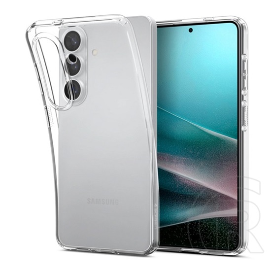 Spigen Samsung Galaxy S26 Plus (SM-S947) liquid crystal szilikon telefonvédő (ütésállóság, légpárnás sarok) átlátszó