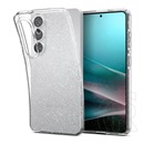 Spigen Samsung Galaxy S26 (SM-S942) liquid crystal glitter védő (ütésálló, légpárnás sarok, csillámporos) átlátszó