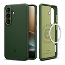 Spigen Samsung Galaxy S26 (SM-S942) nano pop szilikon telefonvédő (kameravédő, magsafe) sötétzöld