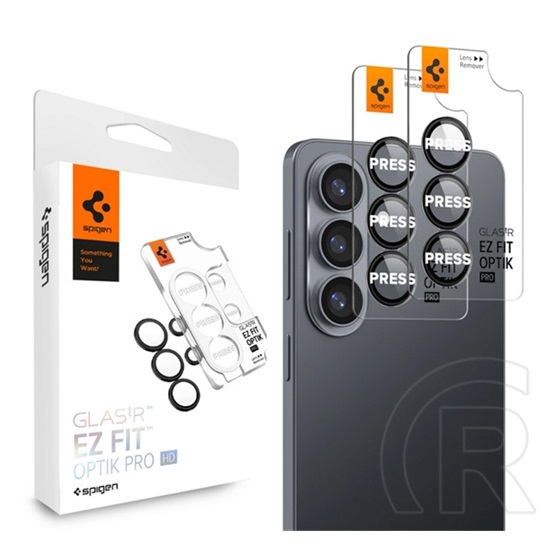 Spigen Samsung Galaxy S26 (SM-S942) optik pro hd kameravédő üveg 2db (9h, csak lencse) fekete