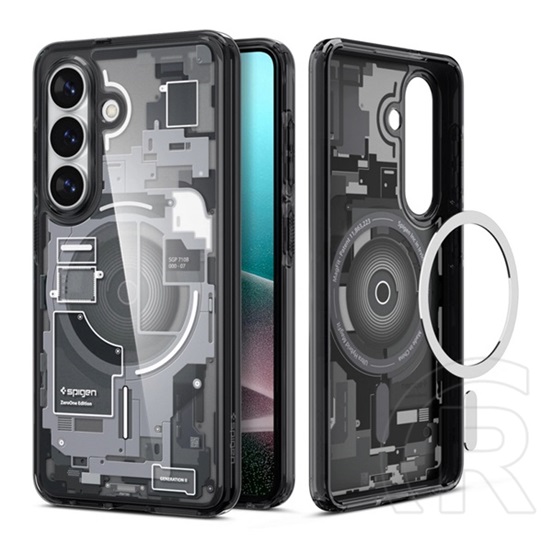 Spigen Samsung Galaxy S26 (SM-S942) ultra hybrid zero one műanyag védő (ütésállóság, légpárnás keret, magsafe) fekete