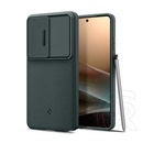 Spigen Samsung Galaxy S26 Ultra (SM-S948) optik armor szilikon telefonvédő (kameravédő) sötétzöld